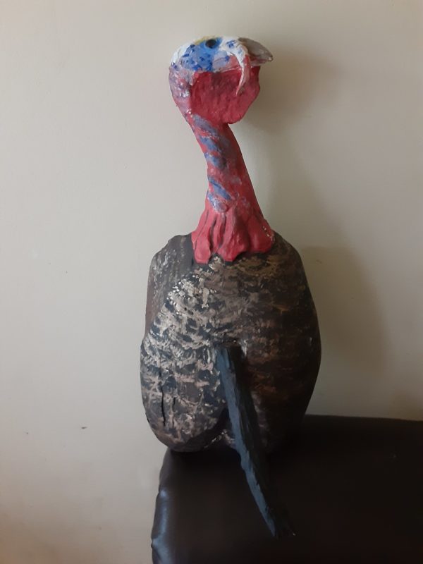 Wooden Carved Turkey - Image 2